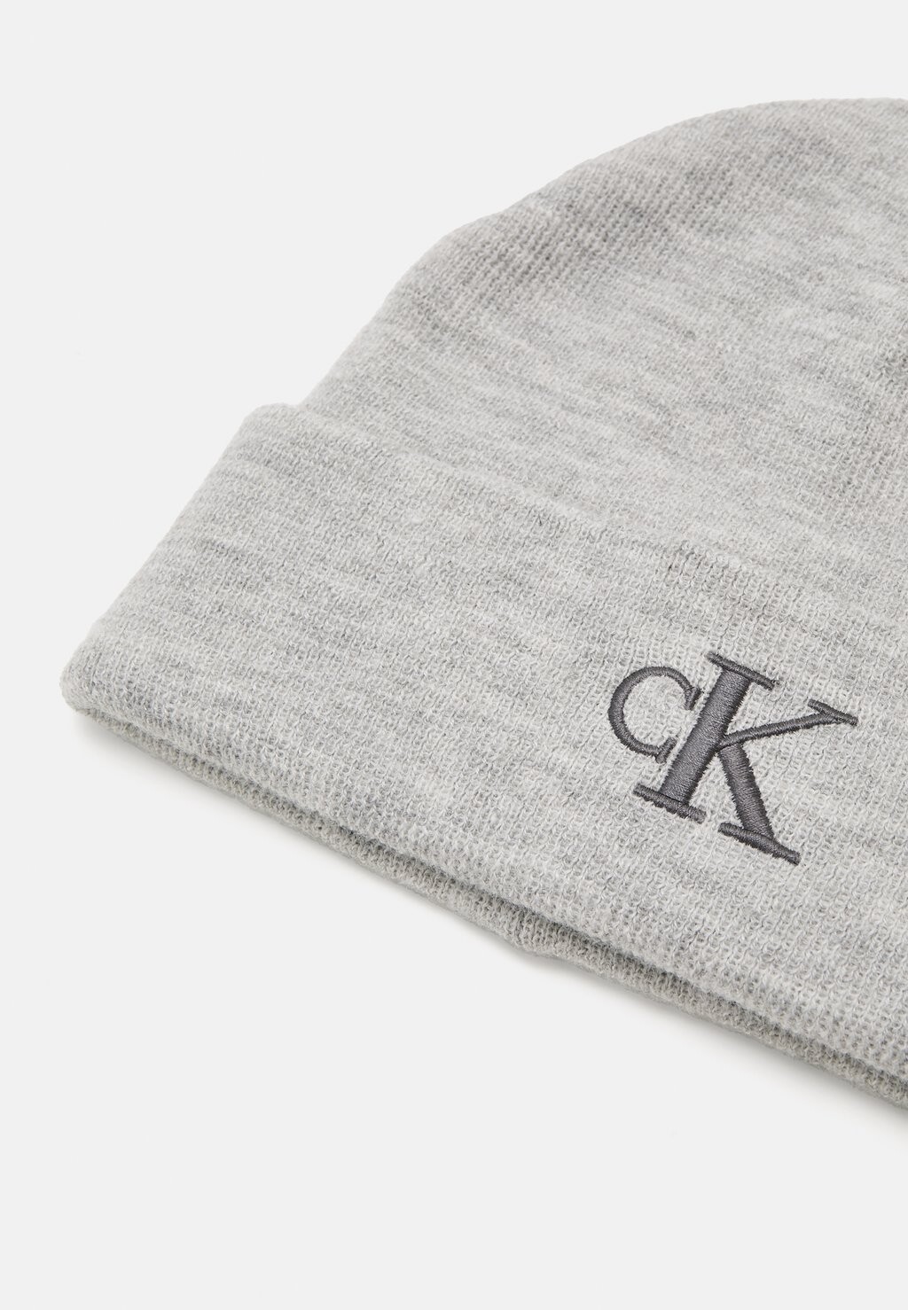 

Шапка MONOGRAM EMBRO BEANIE Calvin Klein, серый