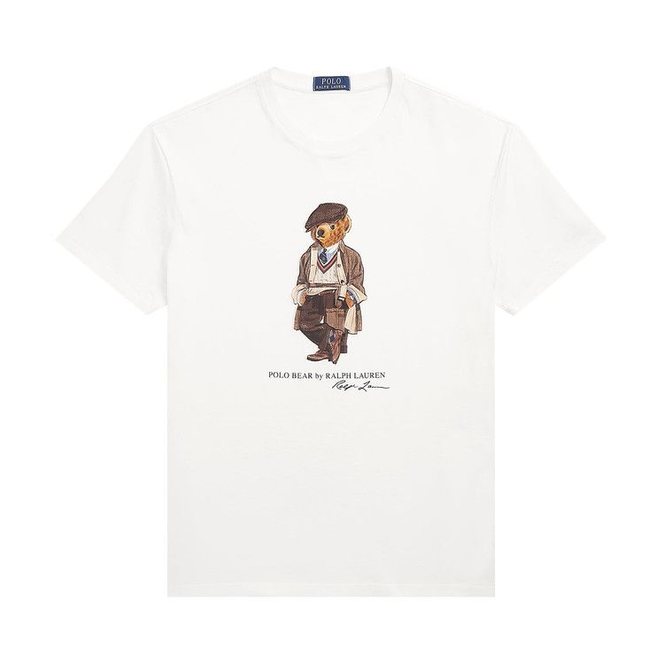 

Футболка Polo Ralph Lauren Jersey Short-Sleeve T-Shirt, Deckwash White/Heritage Bear