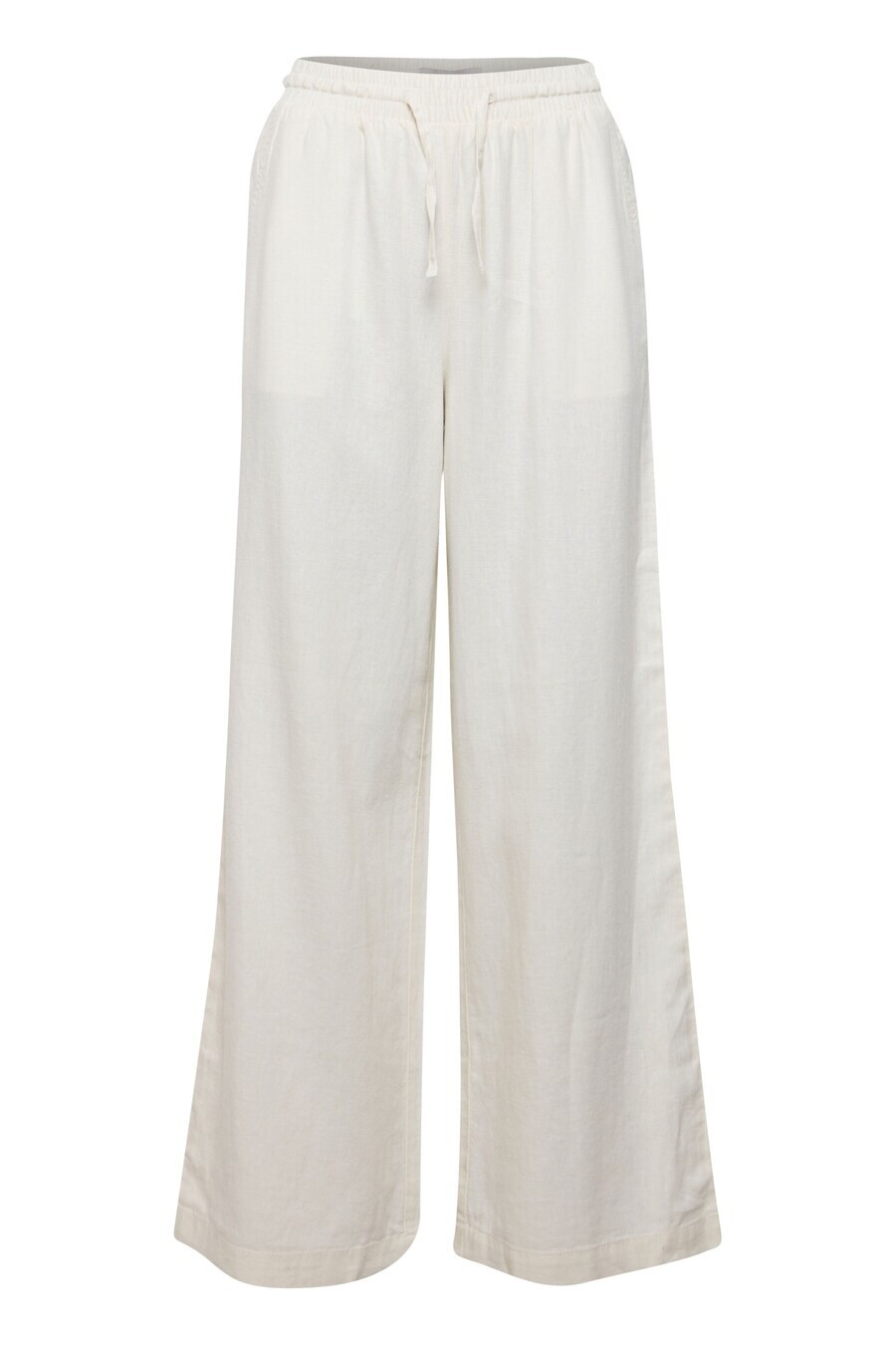 

Тканевые брюки ICHI Wide leg Pants Lino, бежевый