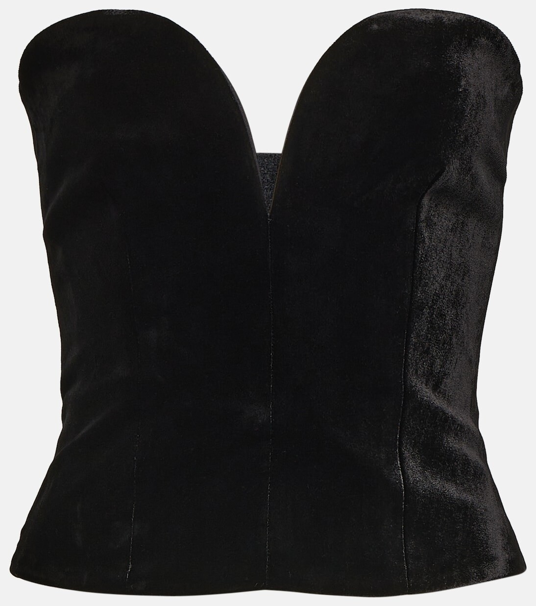 

Бархатное бюстье Roland Mouret, черный