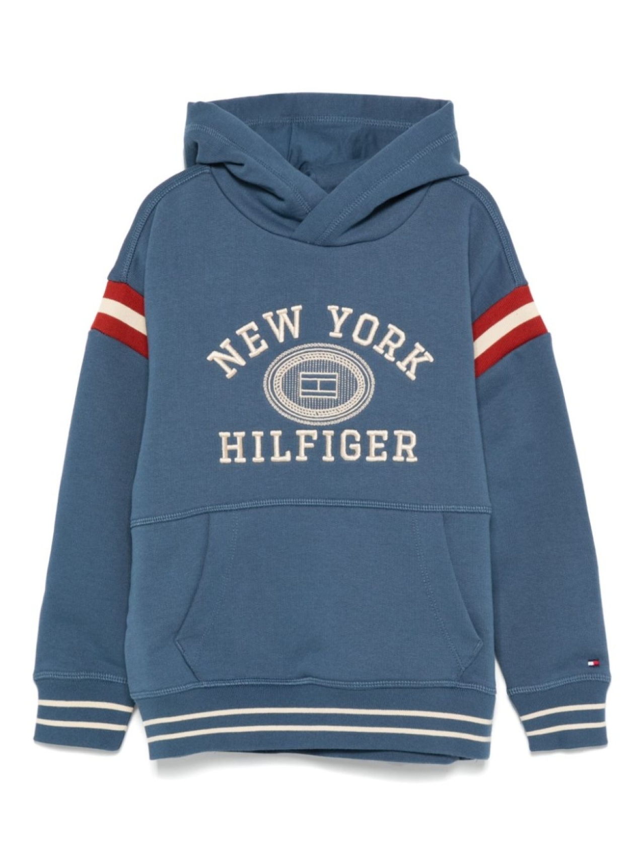 

Худи с вышитым логотипом Tommy Hilfiger Junior, синий