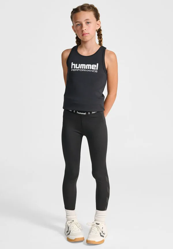 Леггинсы pulse со средней посадкой Hummel, Black