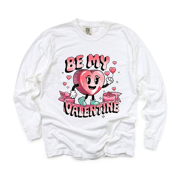 

Be my valentine футболка с длинным рукавом Simply Sage Market, White