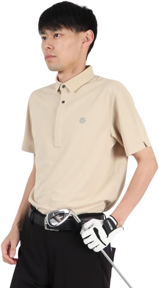 

Мужская поло-рубашка с коротким рукавом St Andrews 042-5160553 (полосатый узор, защита от УФ-излучения) St. Andrews, бежевый