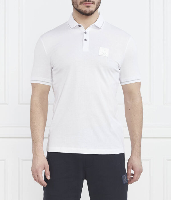

Рубашка поло Regular fit Armani Exchange, белый