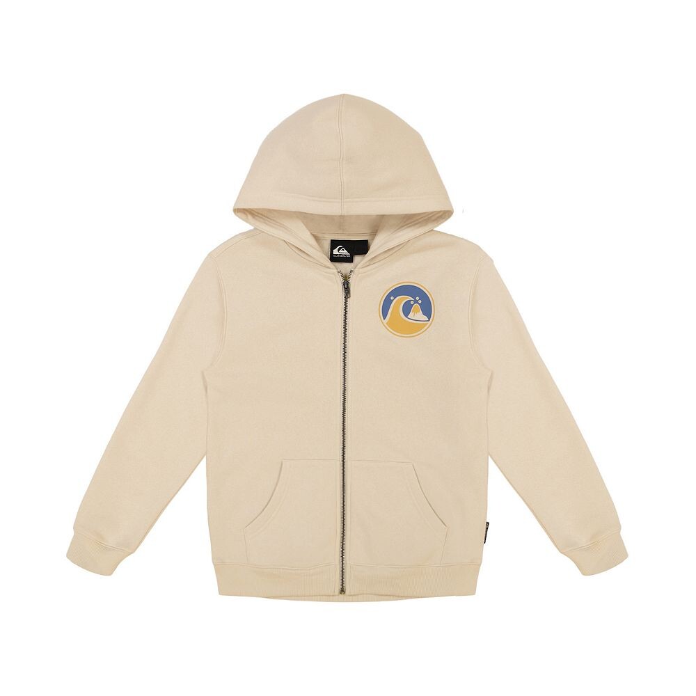 

Флисовая толстовка на молнии Quiksilver Over The Wave для мальчиков 8–20 лет, бежевый