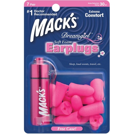 

Беруши Dreamgirl Soft Foam 7 пар Mack's