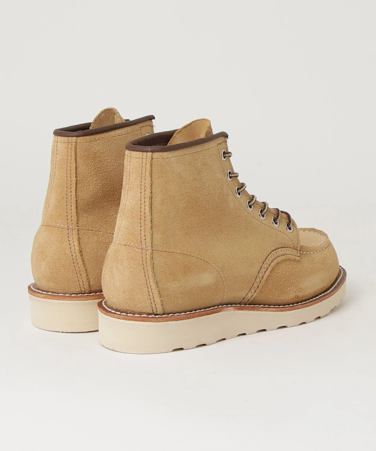 Ботинки 6-inch Classic Moc Red Wing 8833 D Hawthorn бежевые — фото 2