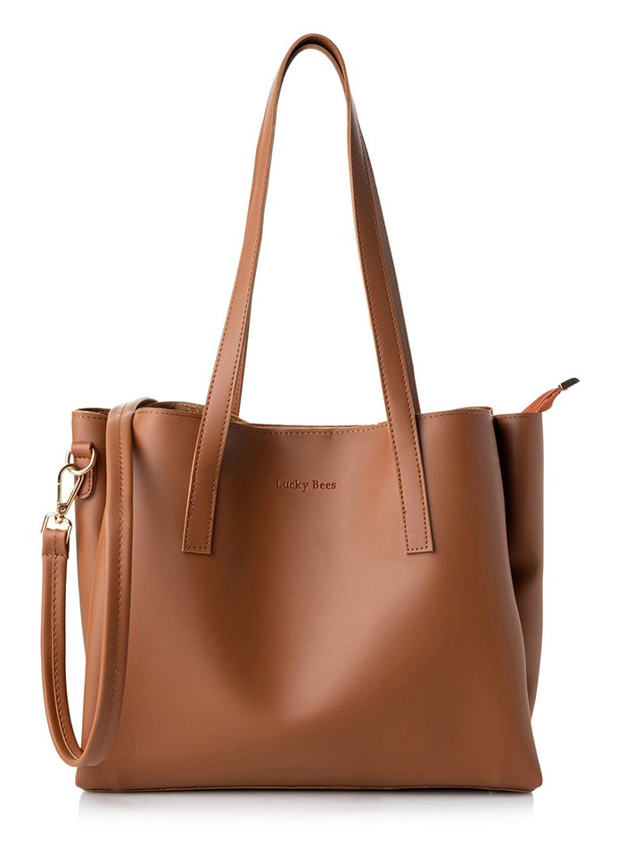 

Lucky Bees Сумка через плечо светло-коричневого цвета - (Ш)32 x (В)27 x (Г)13 см