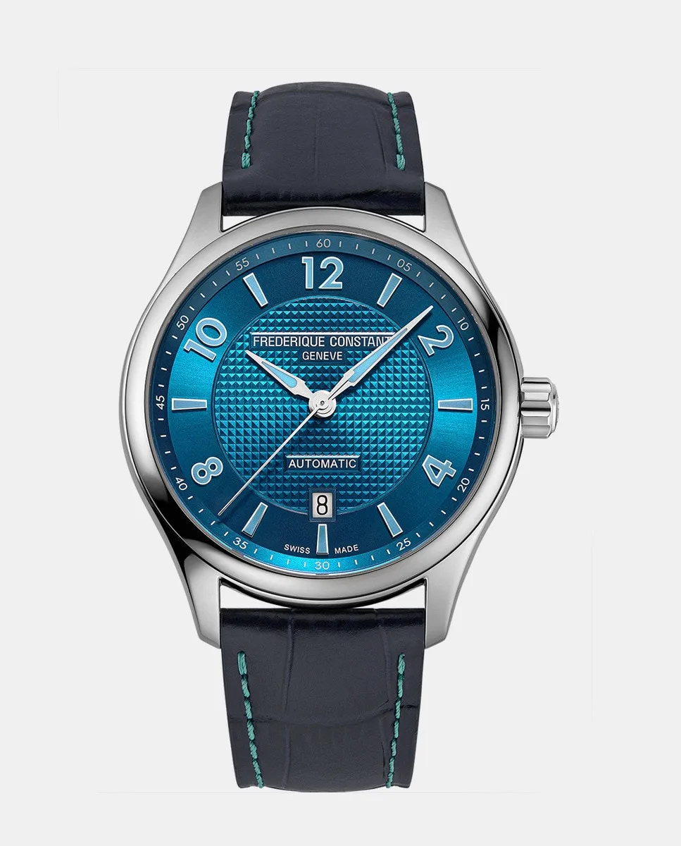 

FC Classics Runabout Automatic FC-303RMLN5B6 Мужские часы ограниченной серии в синей коже Frederique Constant, тёмно-синий