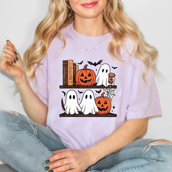 

Футболка с принтом в виде книжных призраков на Хэллоуин Simply Sage Market, Orchid, Зеленый, Футболка с принтом в виде книжных призраков на Хэллоуин Simply Sage Market, Orchid