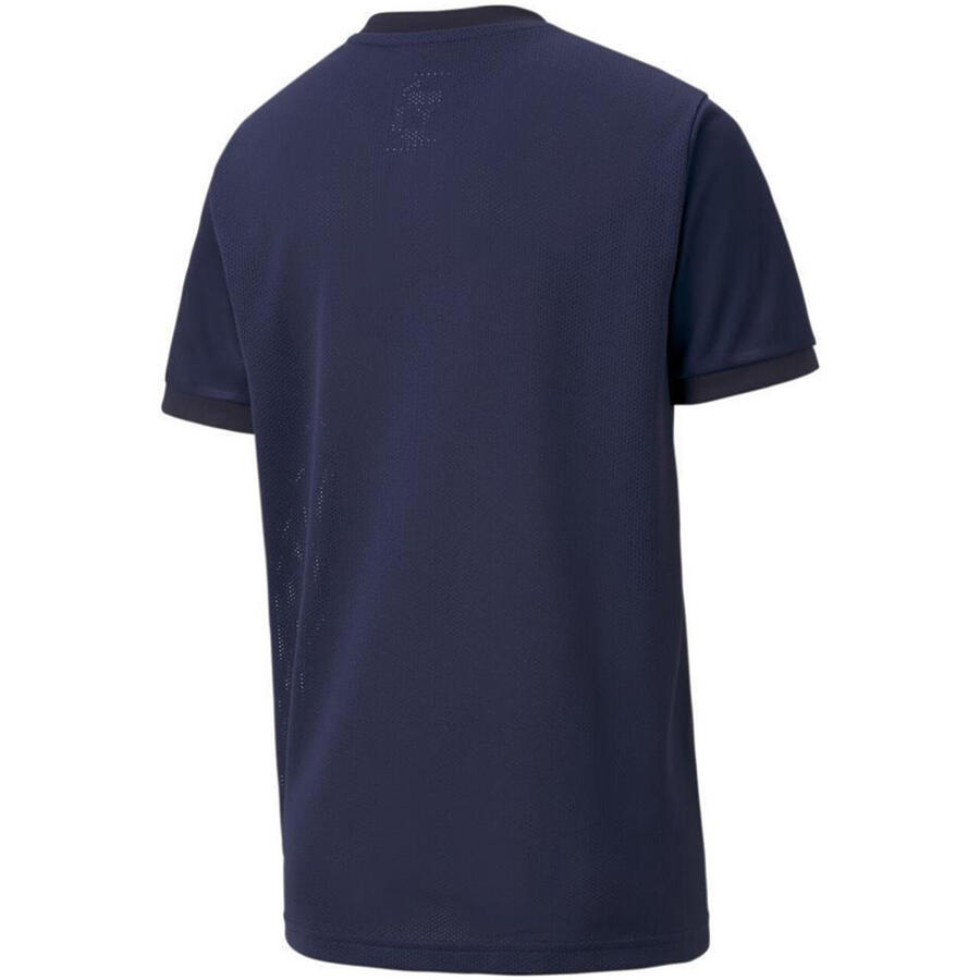Футболка Puma Teamgoal 23 Jersey Jr, синяя, детская — фото 3