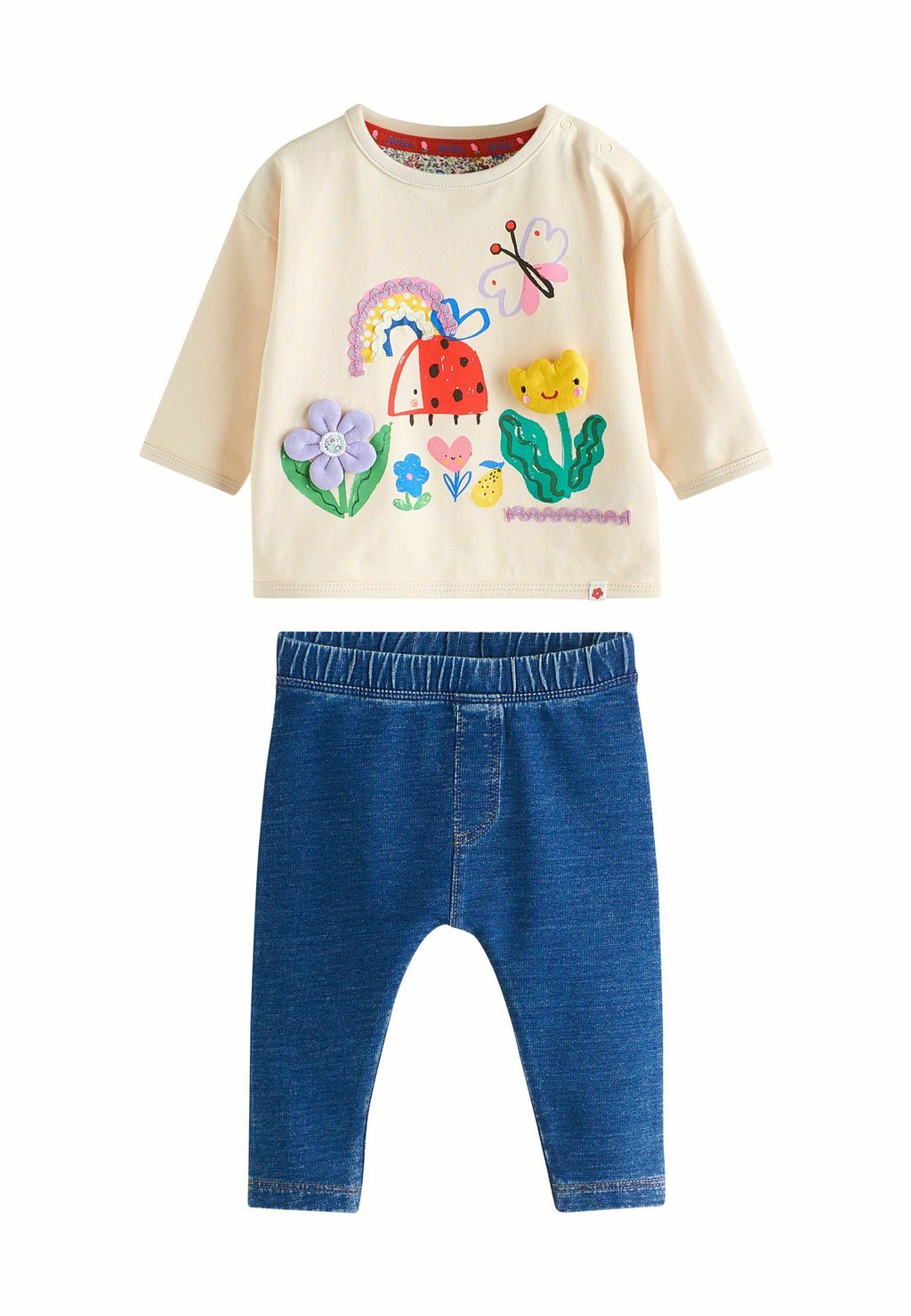 

Футболка с принтом REGULAR FIT SHORT SLEEVE SET Next, белый