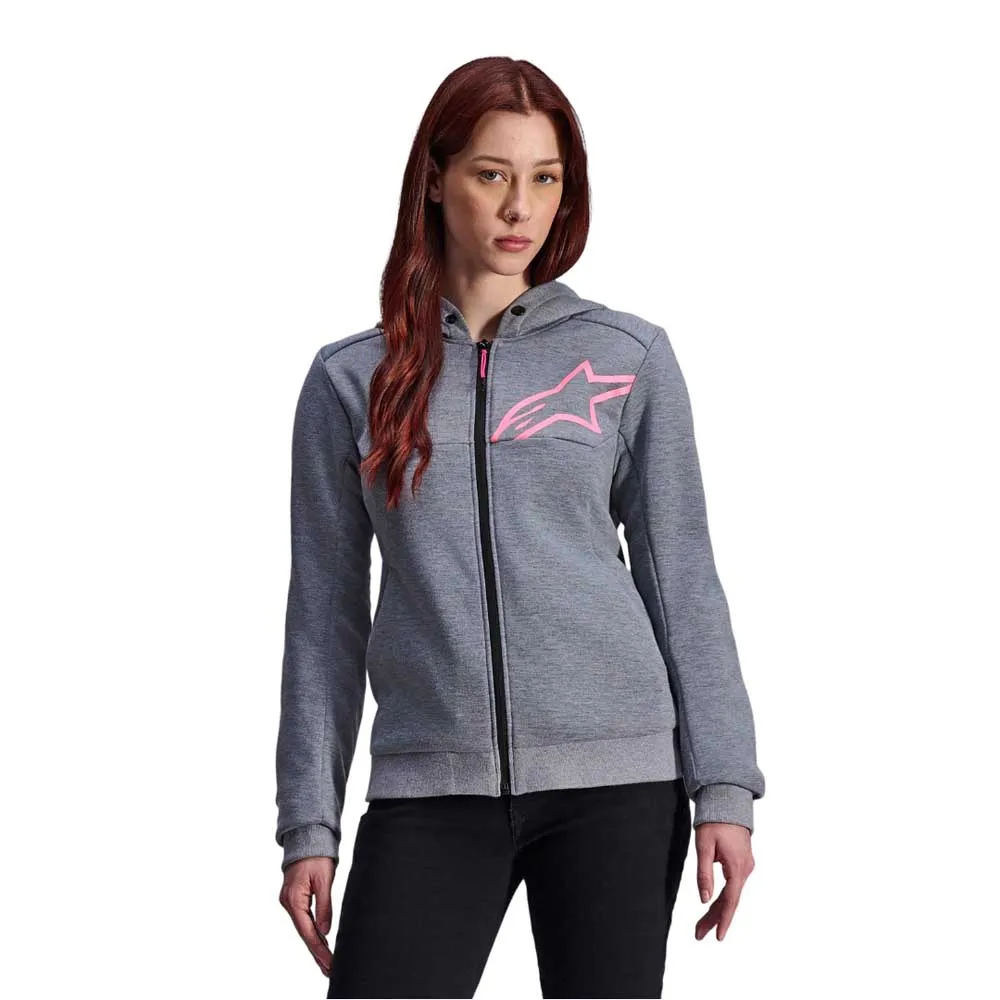 

Толстовка Alpinestars Stella Chrome V2 Sport full zip, серый