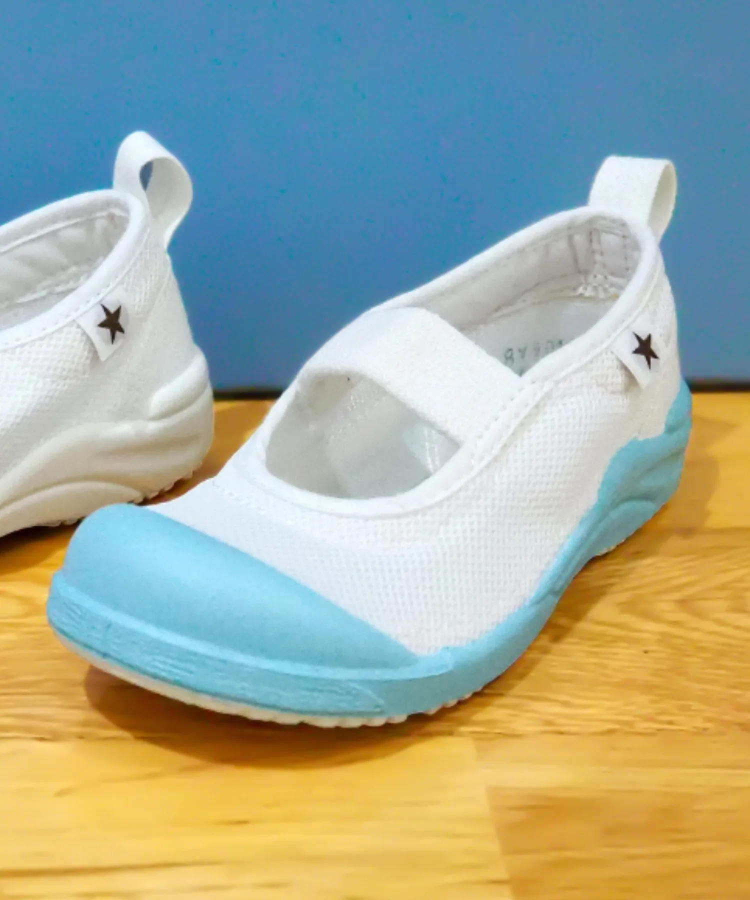 Детские тапочки MoonStar MS Little Star 01 для школы синие
