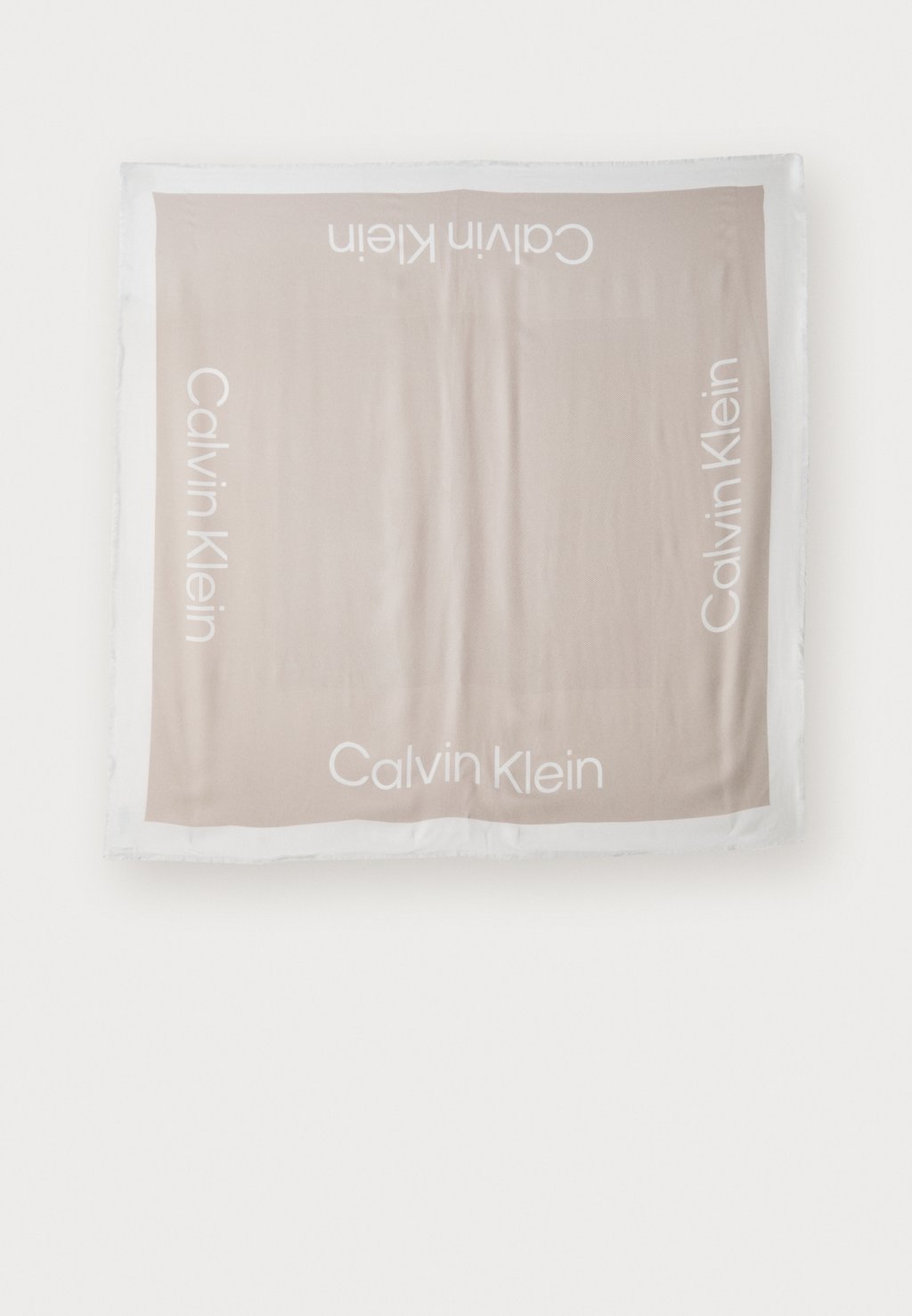 

Шарф BOLD LOGO CONTRAST SCARF Calvin Klein, серо-коричневый