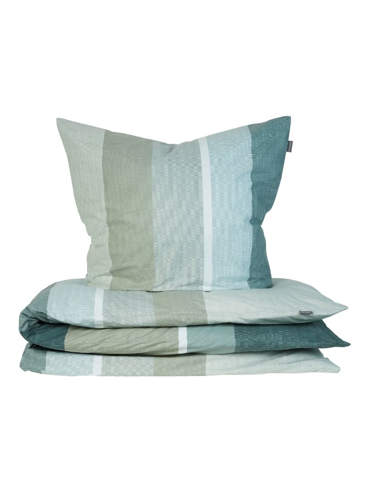 

Постельное белье Schiesser set Endy Stripes, зеленый