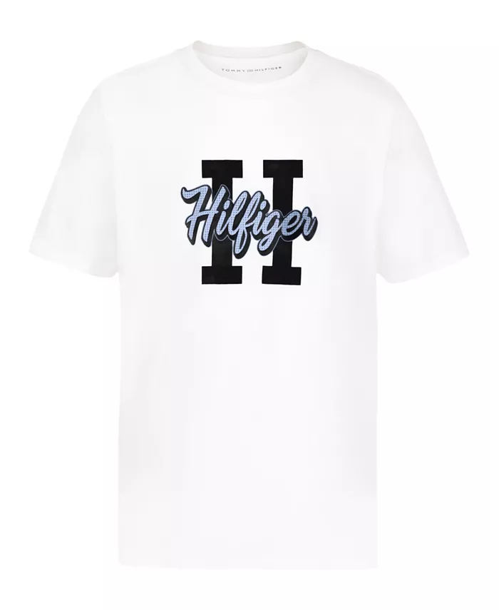 

Футболка с коротким рукавом для мальчиков старшего возраста Tommy Hilfiger, белый