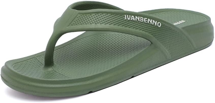 

Мужские шлепанцы BIUHFN с поддержкой свода стопы, пляжные сандалии на платформе, летние для прогулок на свежем воздухе, повседневные сланцы для бассейна, водная обувь, зеленый