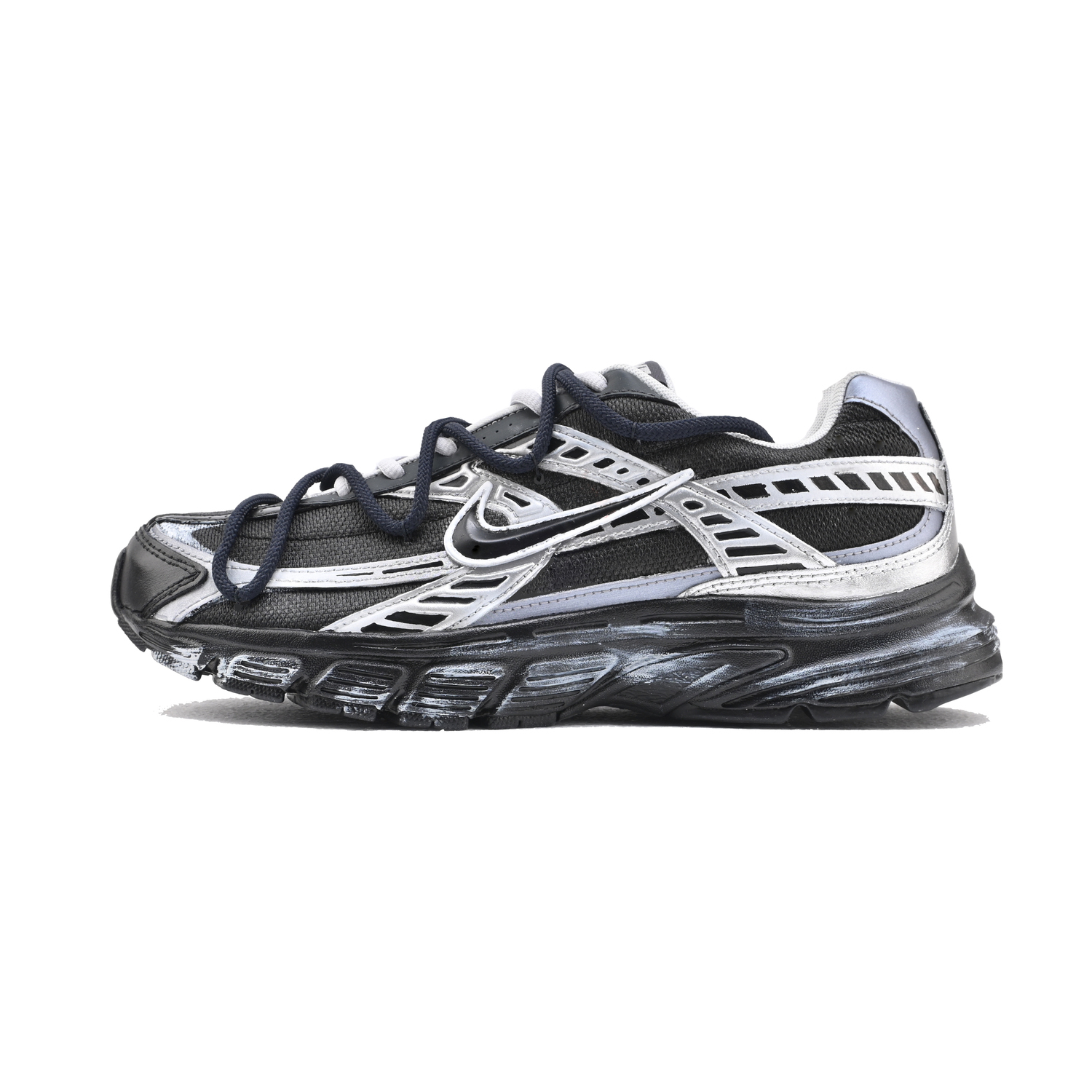 

Инициатор амортизация, дышащий, поддерживающий низкий верх повседневные городские прогулочные беговые кроссовки мужские Nike, черный