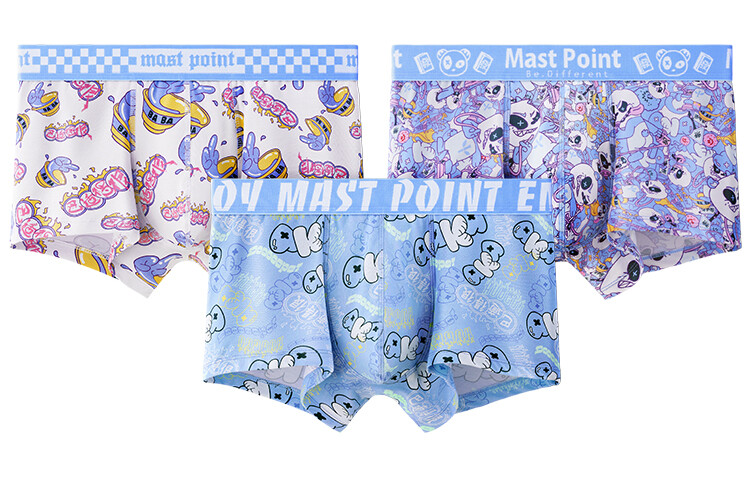 

Mai Zuo Mast Point Мужские трусы MAST POINT, 3 полоски (панда в горячем горшке)