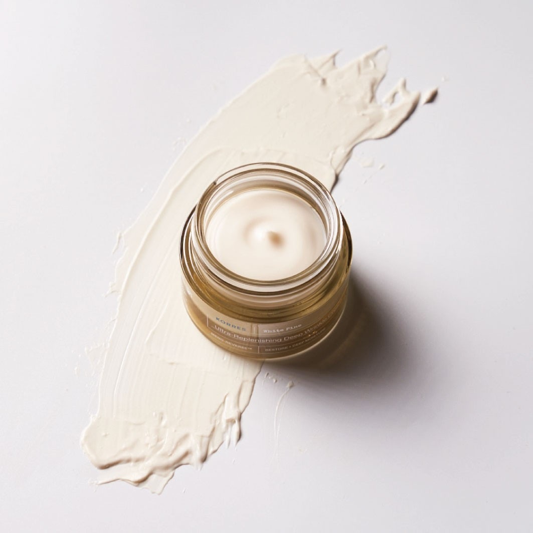 Крем для лица Korres — White pine meno reverse ultra-replenishing deep wrinkle cream , объем, 40 мл — фото 3