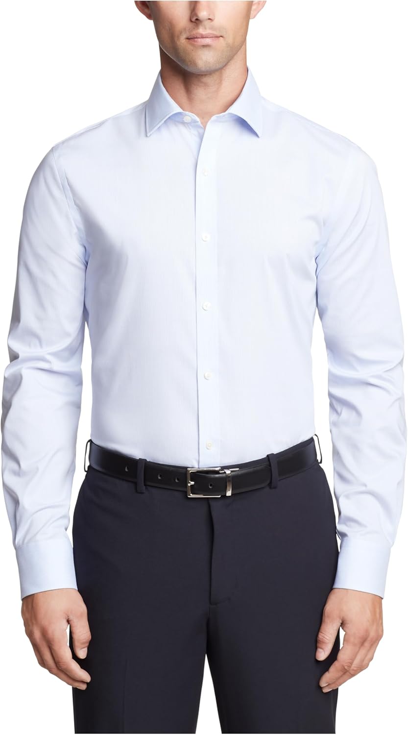 

Рубашка мужская Tommy Hilfiger Flex Essentials на пуговицах, Peacoat Blue