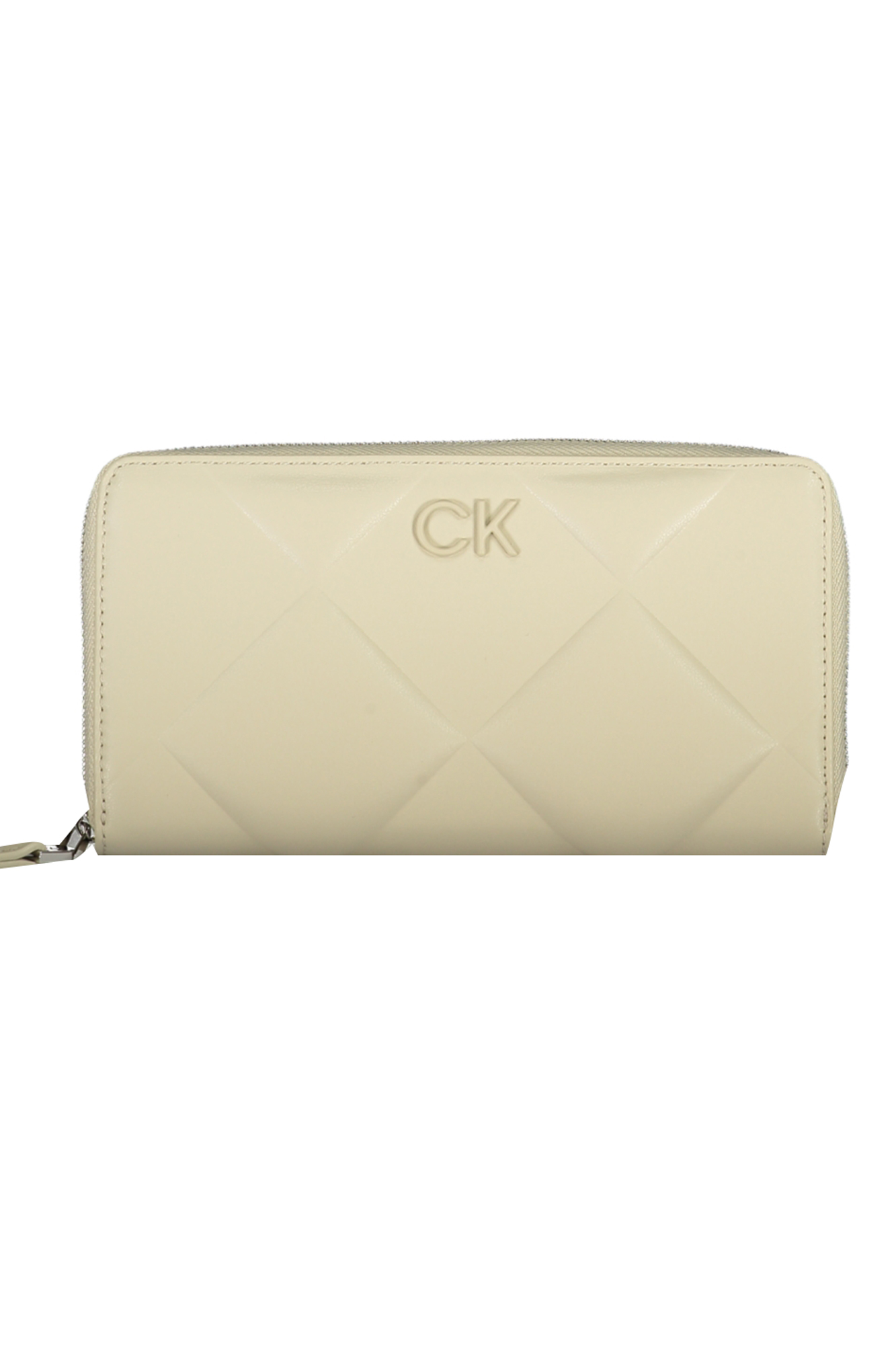 

Женский кошелек Calvin Klein с 5 отделениями и монограммой, бежевый
