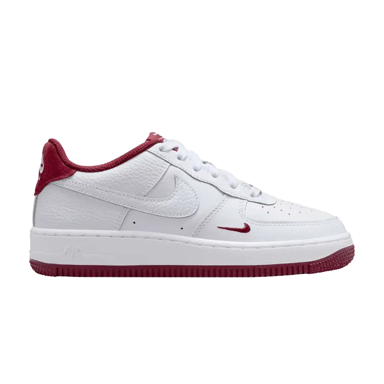 

Кроссовки Nike Air Force 1 LV8 GS White Team Red, белый