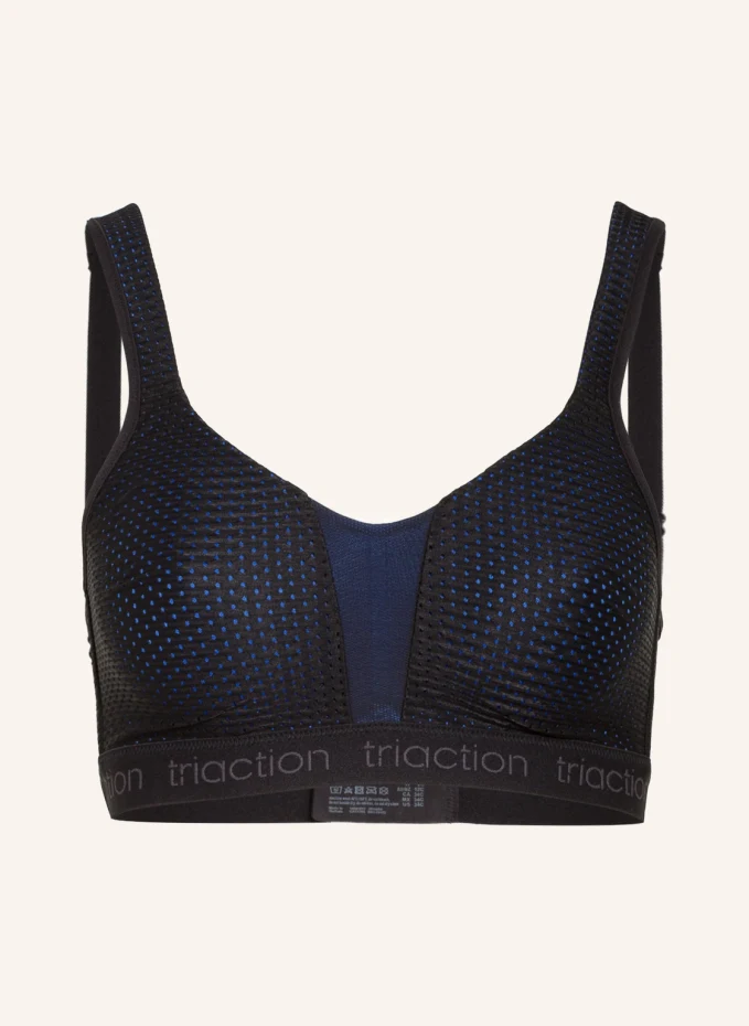 

Спортивный бюстгальтер triaction energy lite с сеткой Triumph, черный