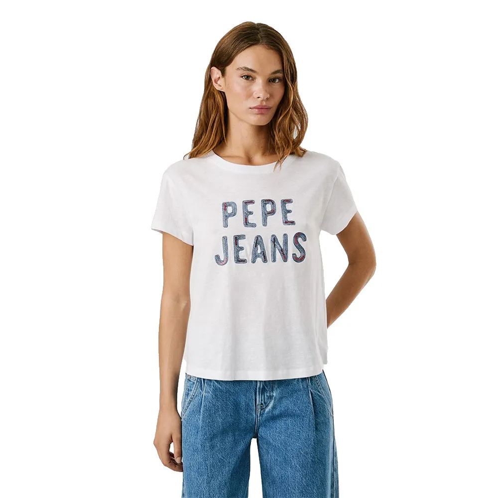 

Футболка с коротким рукавом Pepe Jeans Badi, белый