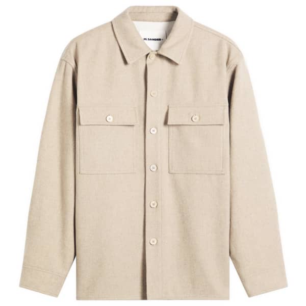

Валяная шерстяная рубашка Jil Sander, цвет ginger
