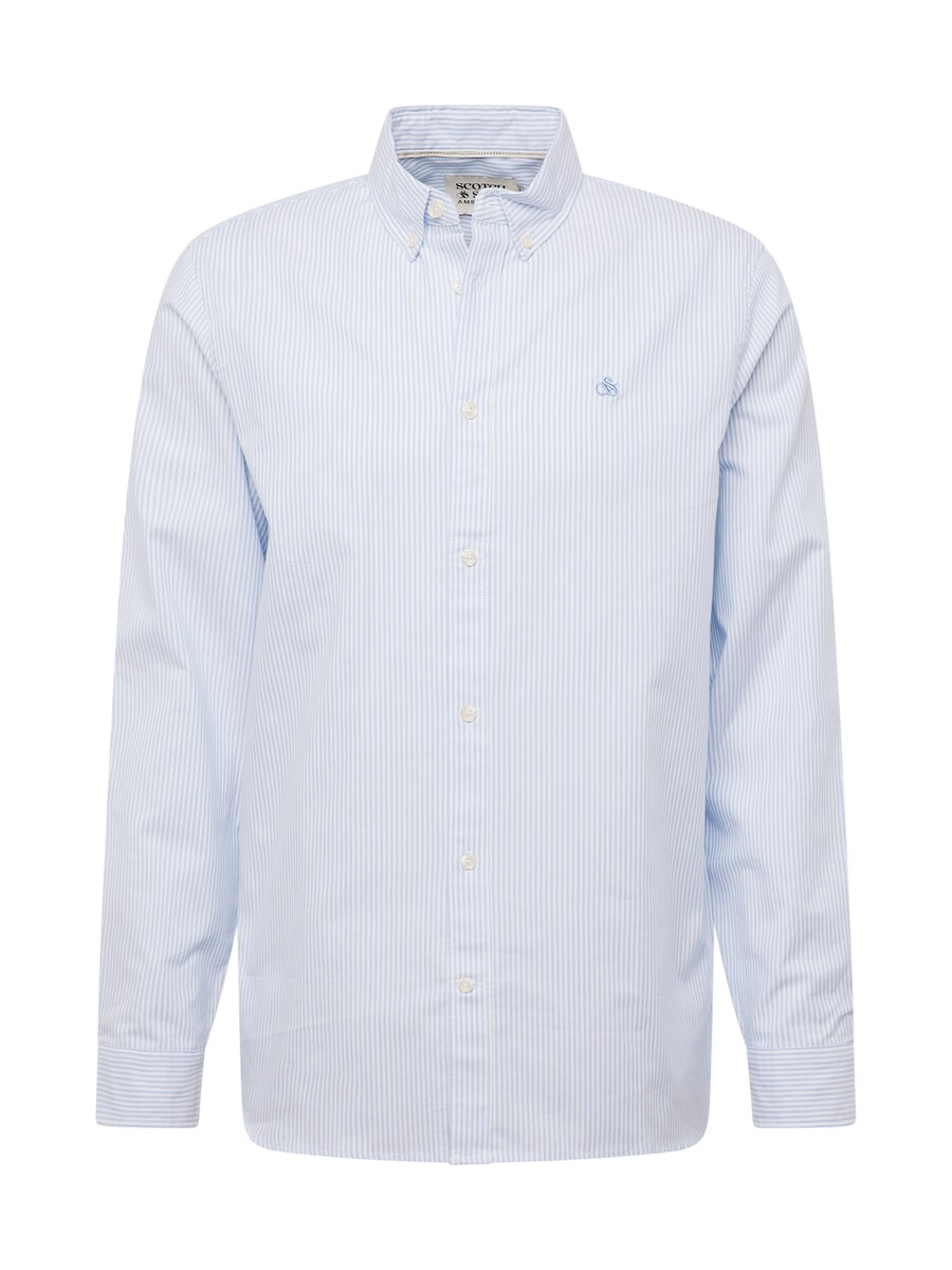 

Рубашка на пуговицах классического кроя SCOTCH & SODA, светло-синий