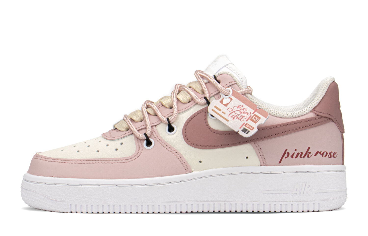 

Кроссовки Nike Air Force 1 Skateboard Shoes Women's Low-Top Rose Pink