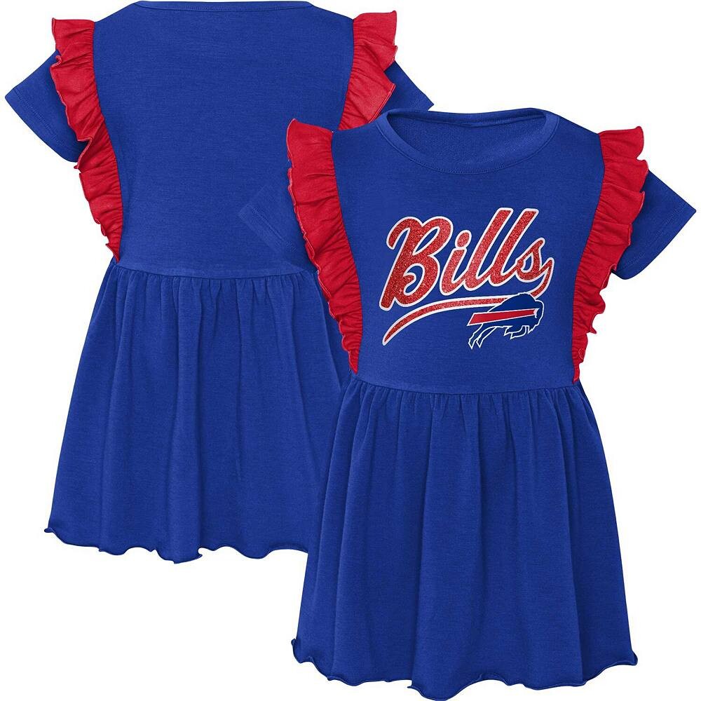 

Платье Royal Buffalo Bills Too Cute Tri-Blend для девочек дошкольного возраста Outerstuff, цвет Bil Blue