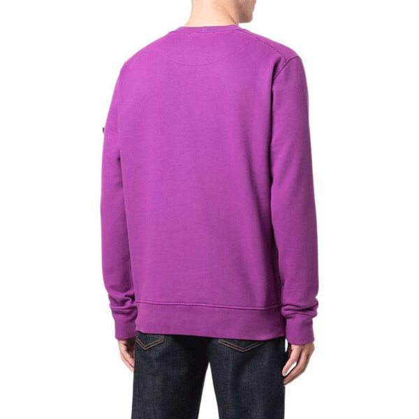 Куртка badge logo crewneck sweatshirt 'magenta' Stone Island, фиолетовый — фото 4