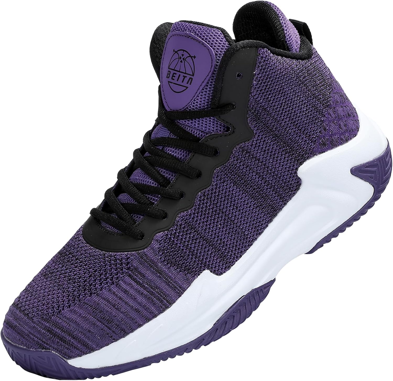 

Мужские кроссовки для баскетбола Beita High Upper, дышащие спортивные обувь с антискользящей подошвой, фиолетовый
