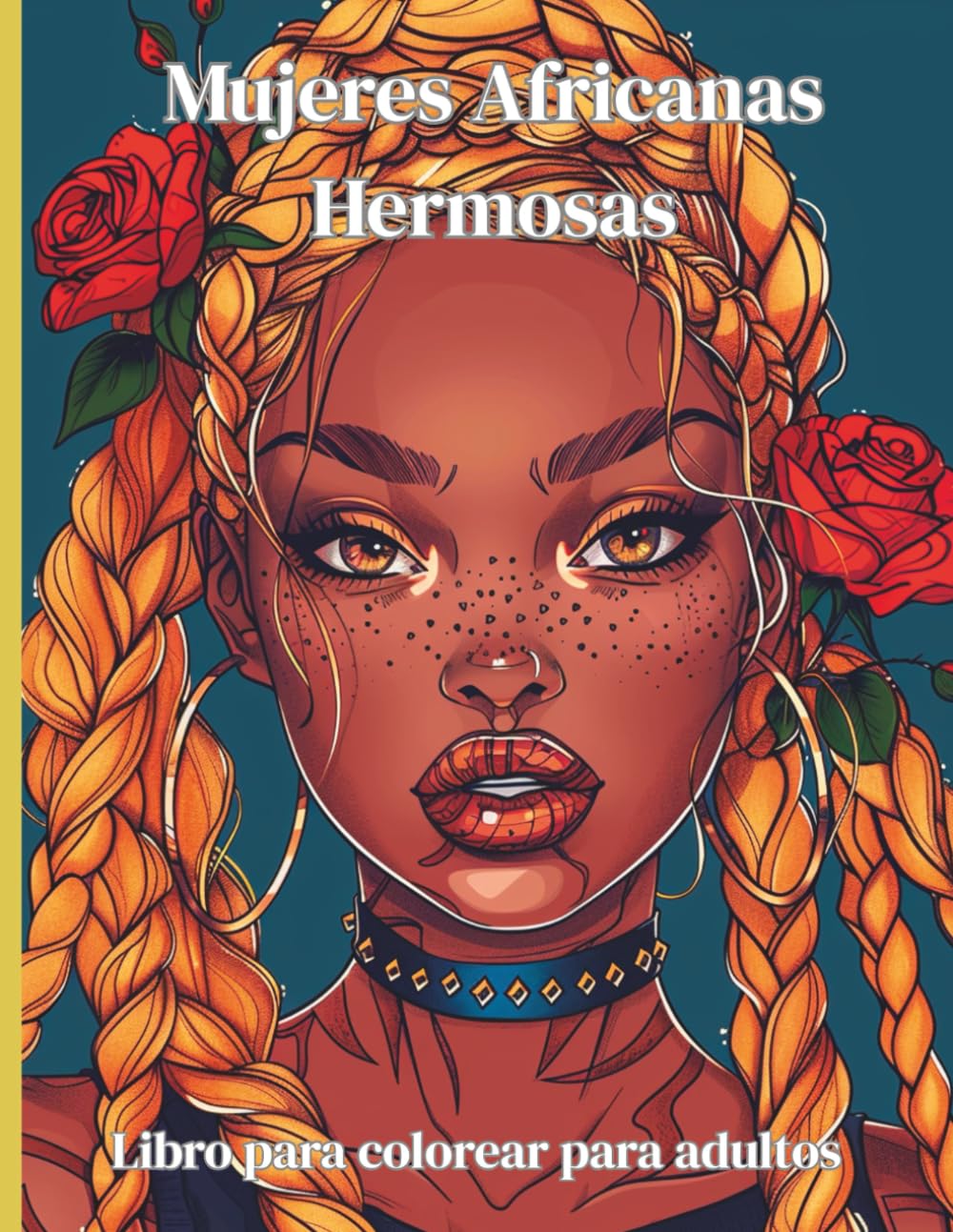 

Mujeres Africanas Hermosas - Libro para colorear para adultos: 50 retratos expresivos con peinados africanos, accesorios étnicos y elegancia cultural ... la belleza y la identidad (German Edition) (Independently published)