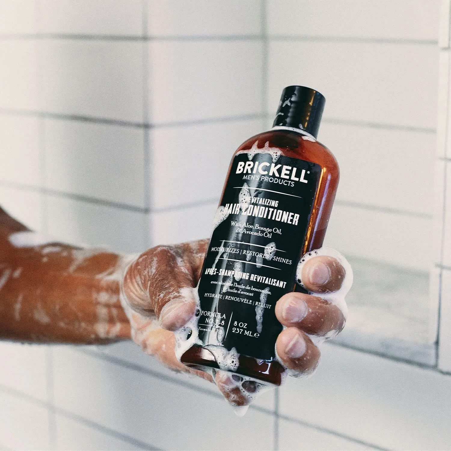 Мужской восстанавливающий кондиционер для волос Brickell 237 мл Brickell Men'S Products — фото 4
