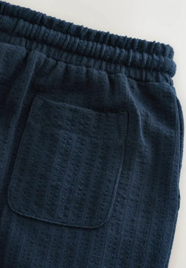 Текстурированные брюки стандартного кроя Next, Navy Blue — фото 3