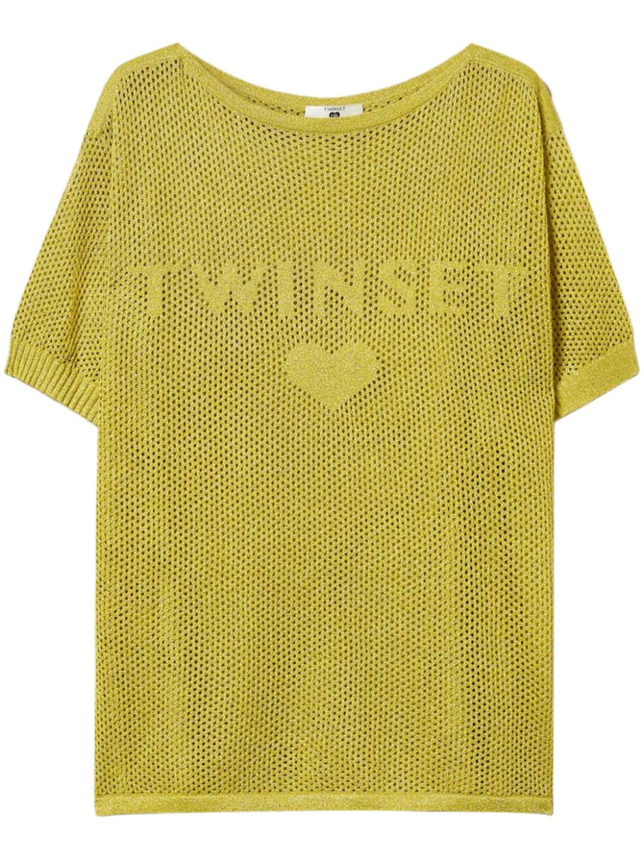 

TWINSET трикотажная футболка, желтый