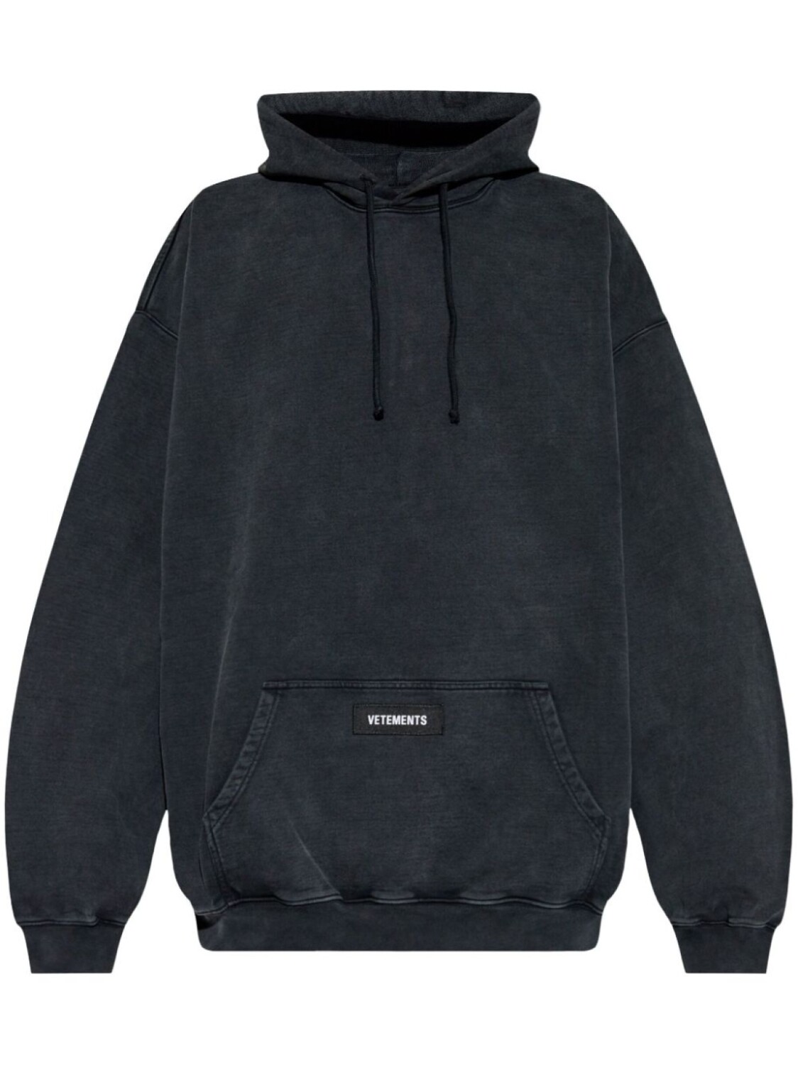

VETEMENTS хлопковая толстовка с логотипом, черный