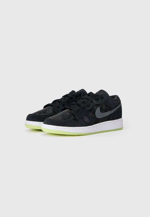 Кроссовки air jordan 1 low Jordan, Black/Iron Grey/Barely Volt/Dark Raisin/White — фото 2