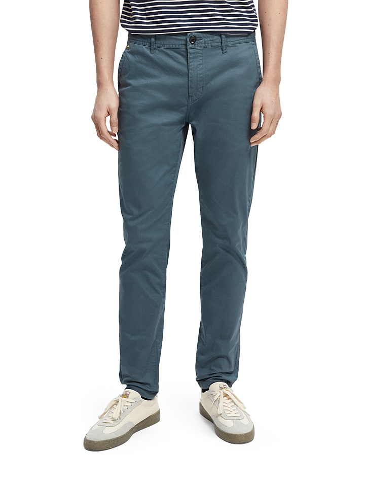 

Брюки чинос Scotch & Soda Chino, синий