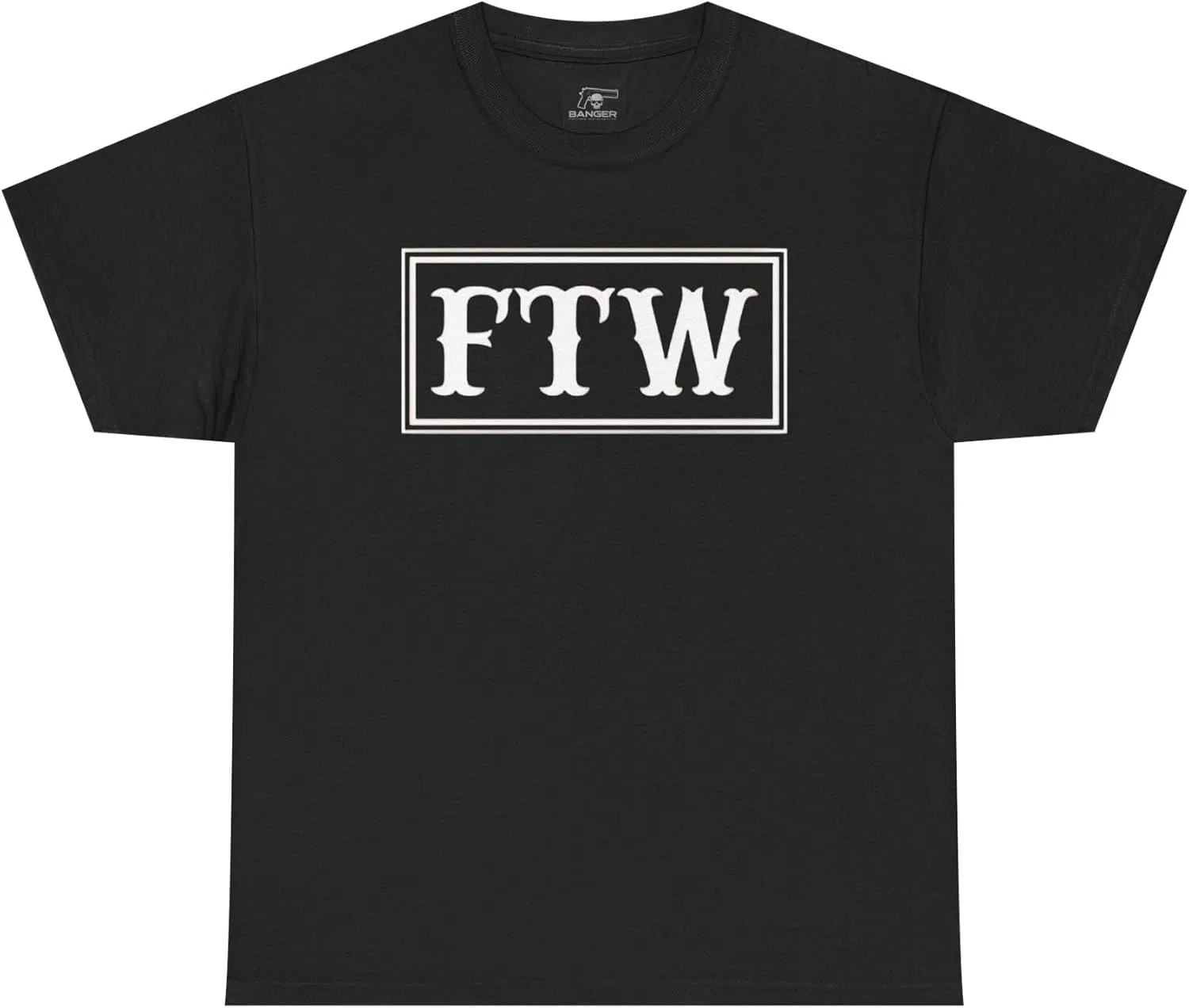 Футболка унисекс из плотного хлопка с байкерским принтом "FTW", повседневная одежда, уличная мода, подарок для него/нее, футболка на каждый день, футболка с графическим рисунком