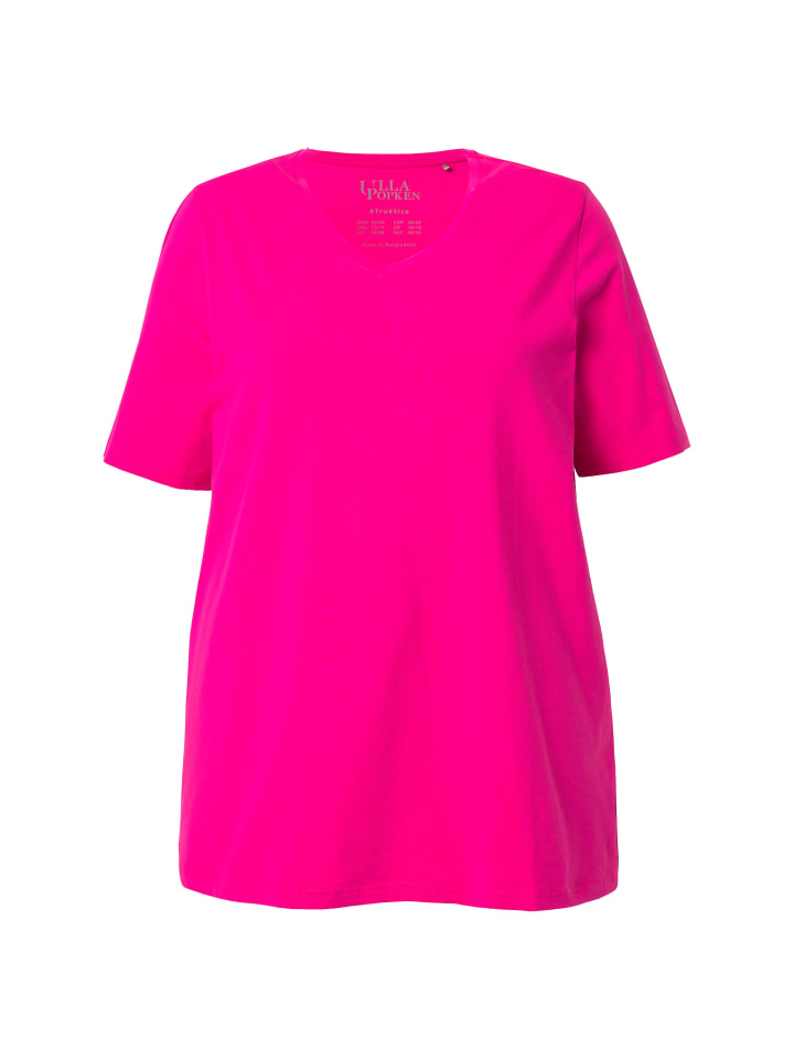 

Футболка Ulla Popken, цвет magentapink