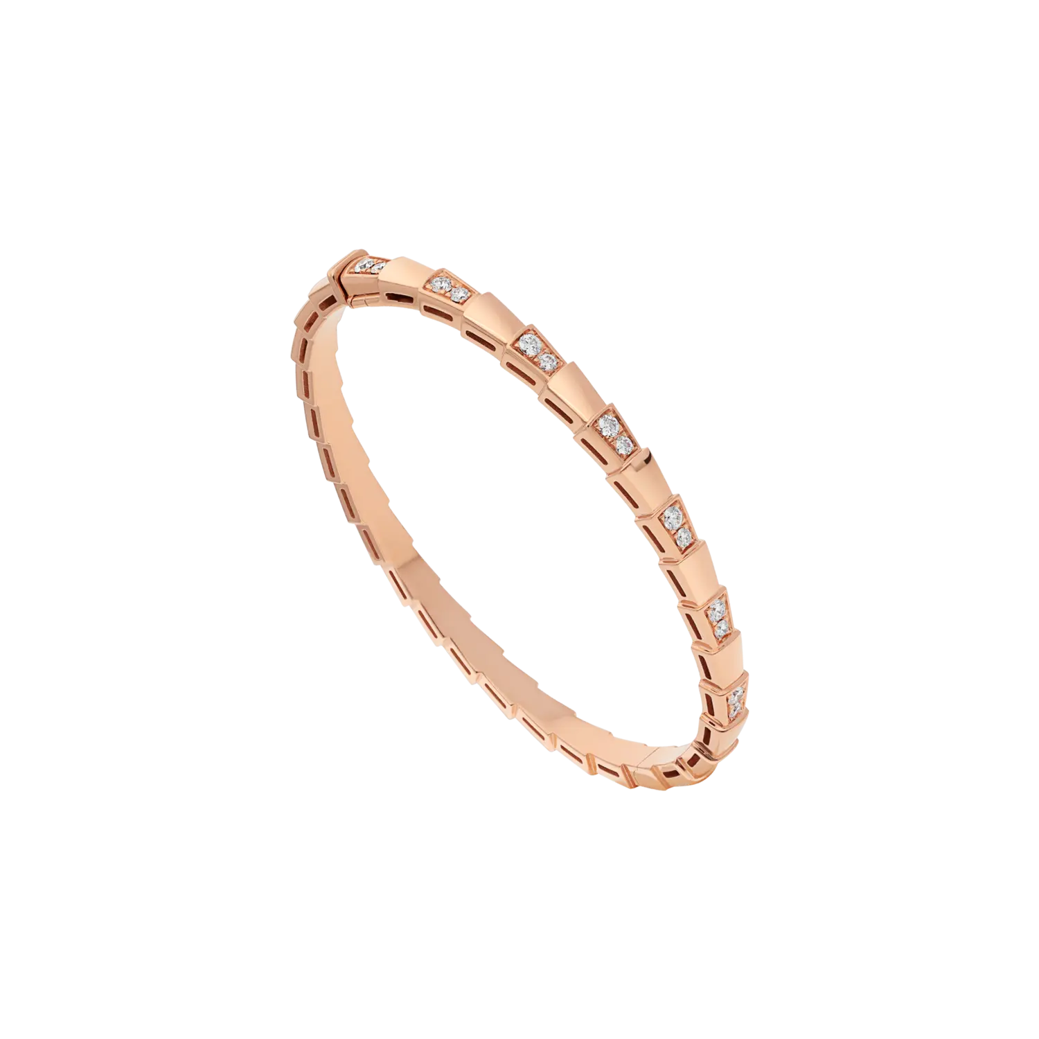 

Браслет viper snake из розового золота с бриллиантами br858319 Bulgari