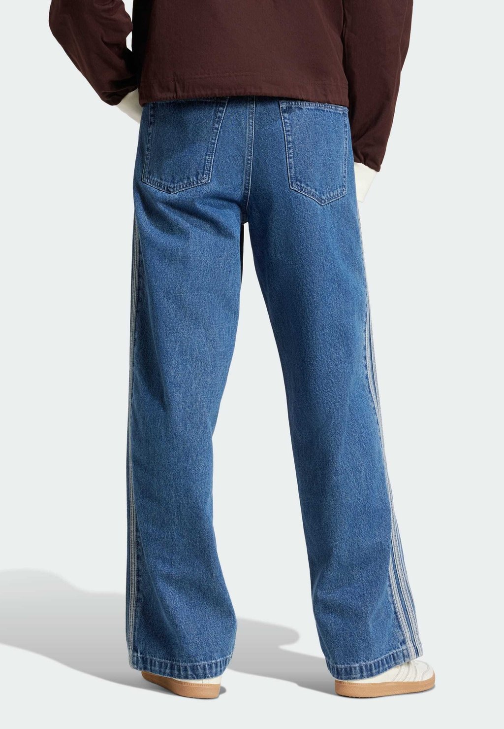 Джинсы Bootcut ADICOLOR DENIM FIREBIRD - Relaxed fit jeans Adidas Originals, синий — фото 2