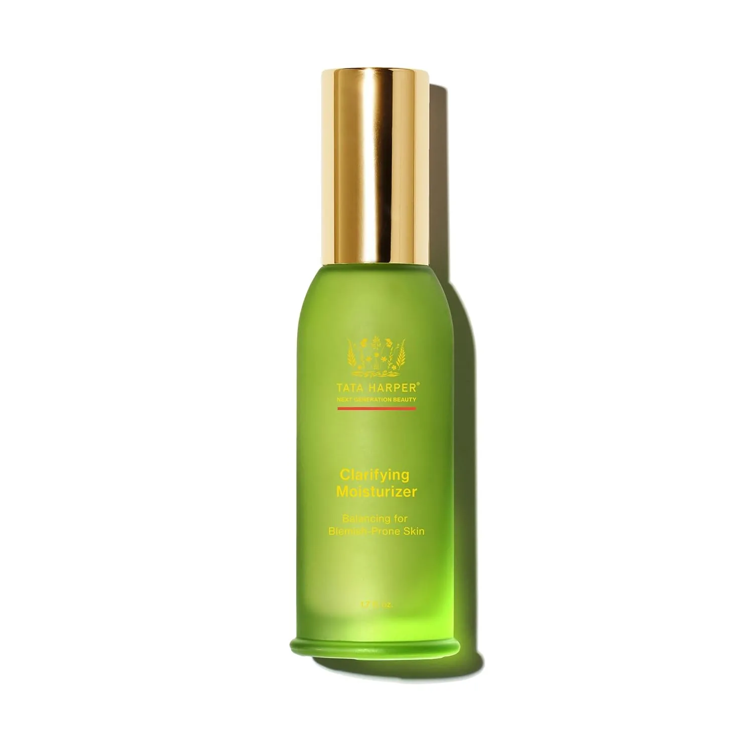 Увлажняющий крем Tata Harper Clarifying Moisturizer, натуральный матирующий увлажняющий крем для жирной и склонной к высыпаниям кожи, легкий крем для лица, 50 мл.