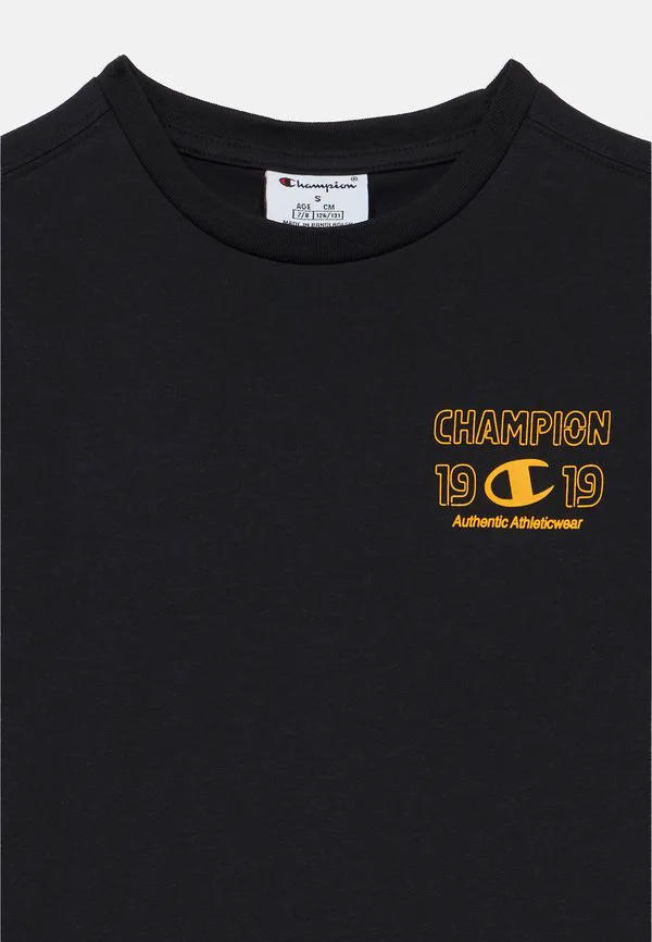 Футболка с графическим принтом (базовая модель) Champion, Black — фото 4